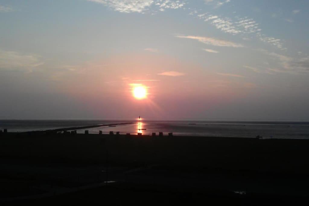 Nordsee Und Natur. Gemuetliche Fewo Mit Deichblick Dorumer Neufeld Ngoại thất bức ảnh